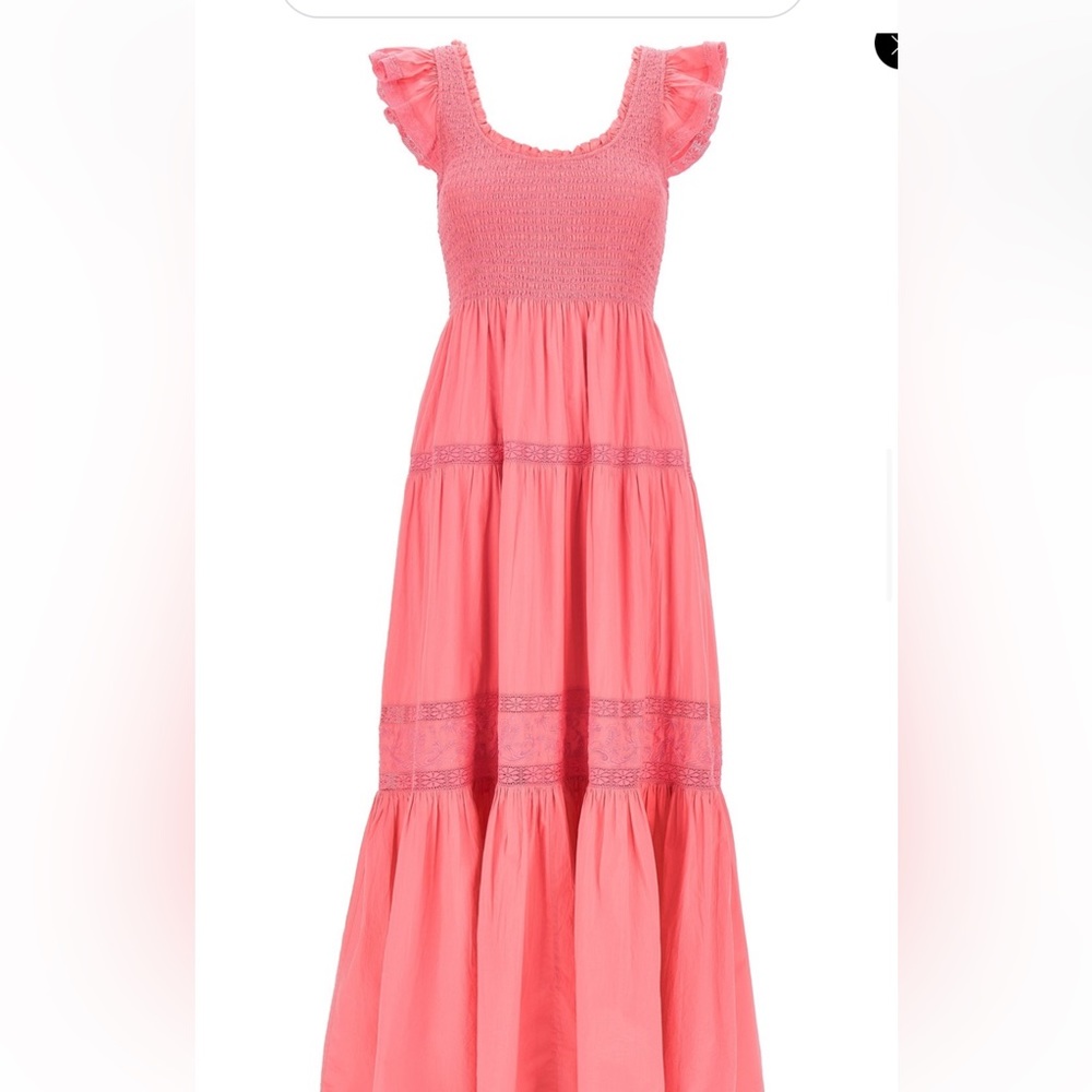 Love shack fancy “chessie” long dress size P